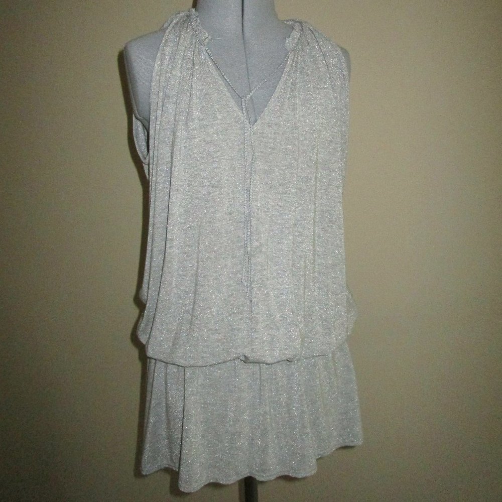 Lola & Sophie Grey Top w/peplum